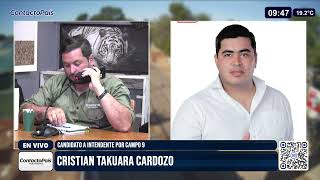 Nota con Cristian Takuara Cardozo - Candidato a intendente por Campo 9