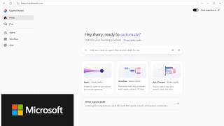 Copilot Studio Product Tour