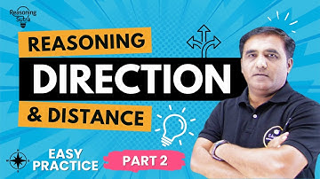 🧩 Direction & Distance Practice | Easy Questions with Tricks | 🔥 Part 2 | Reasoning Sutra