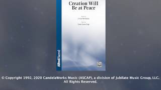 CREATION WILL BE AT PEACE- Digital Reading Session