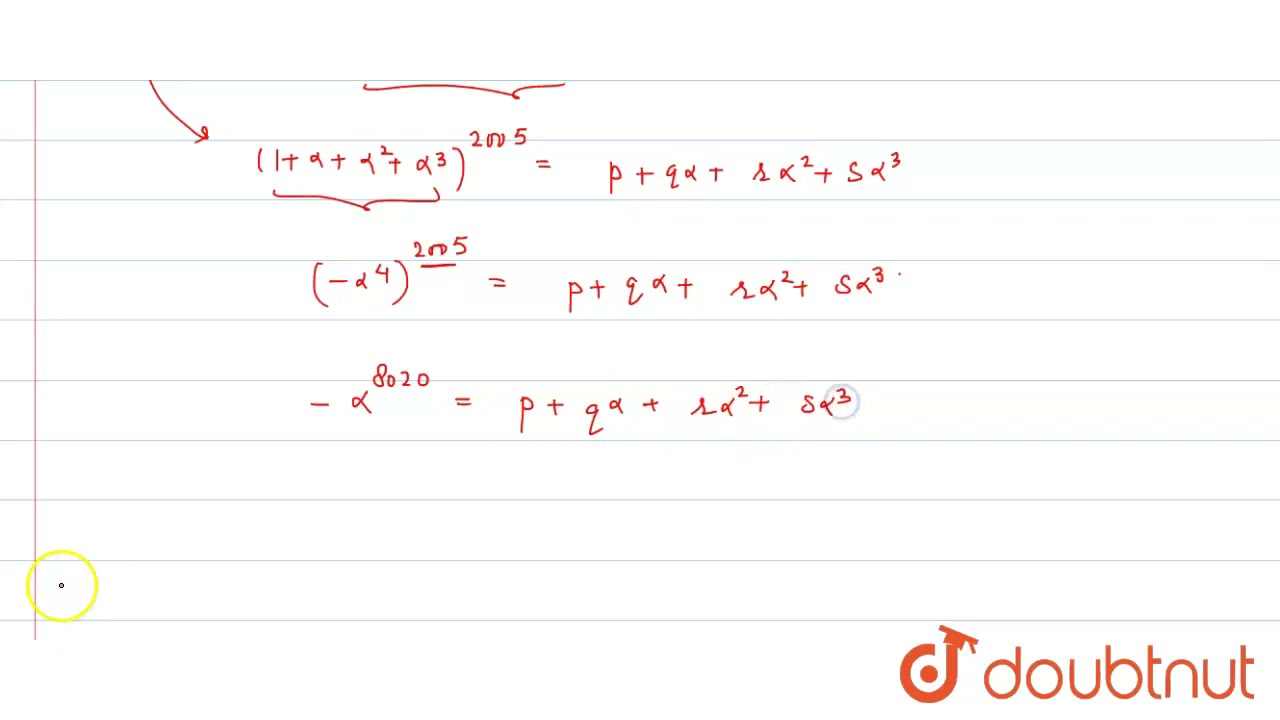If alpha is complex fifth root of unity and (1+alpha +alpha^(2)+ alpha ...