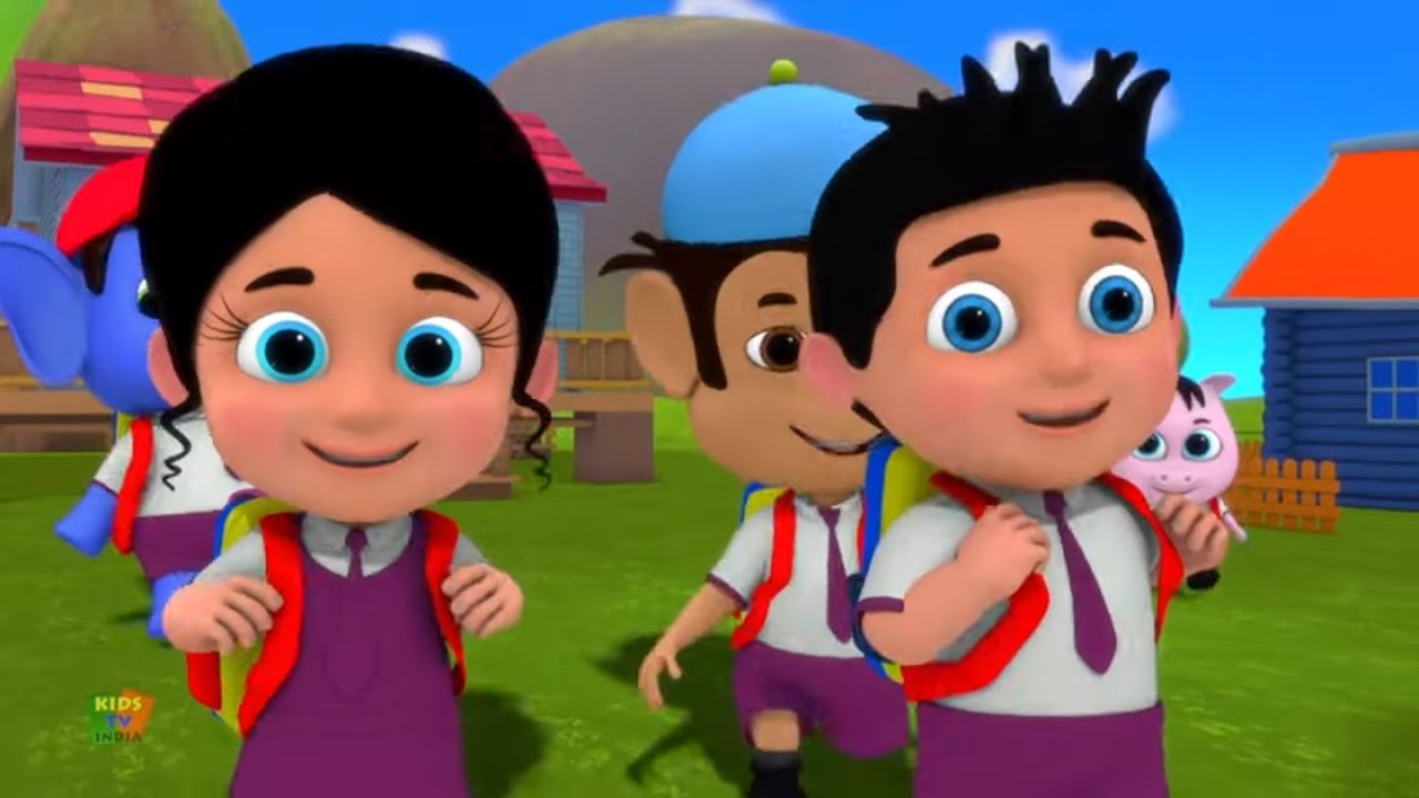 School Chale Ham  Hindi Rhymes for Kids      Hindi Nursery Rhymes  Baby Songs Hindi