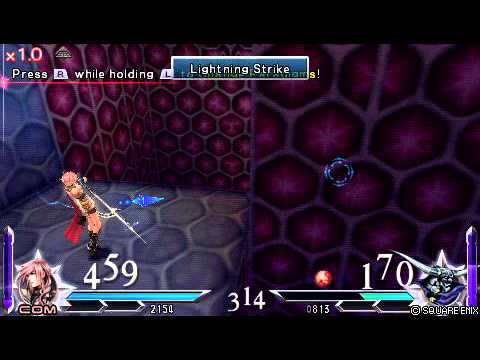 Dissidia 012 Final Fantasy Lightning vs Garland