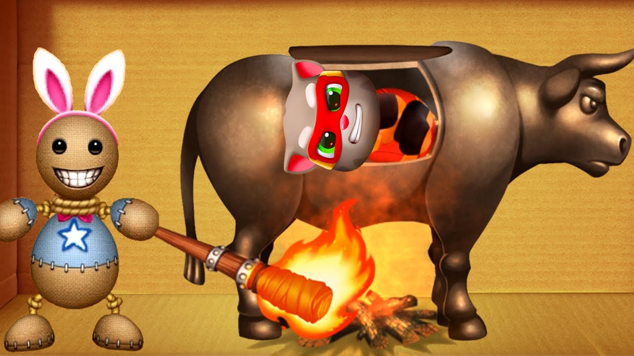 Super Tom Buddy vs Horror Weapons | Kick the Buddy Mod Talking Tom Hero Dash