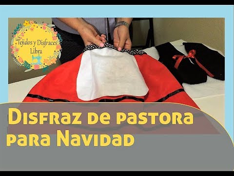 Disfraz de pastora para Navidad