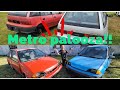 I bought FOUR Geo Metros, Datsun 210s &amp; SHELVES of parts! Load, Haul, Walk around, &amp; Will it Start!