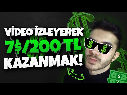 VİDEO İZLEYEREK GÜNDE 3 DAKİKADA 7$/(200TL) PARA KAZAN! - İnternetten Para Kazanma | Para Kazan