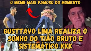 Gusttavo Lima recebe no PALCO do Buteco BH, o Tião Bruto e sistemático (o meme mais famoso atual) kk