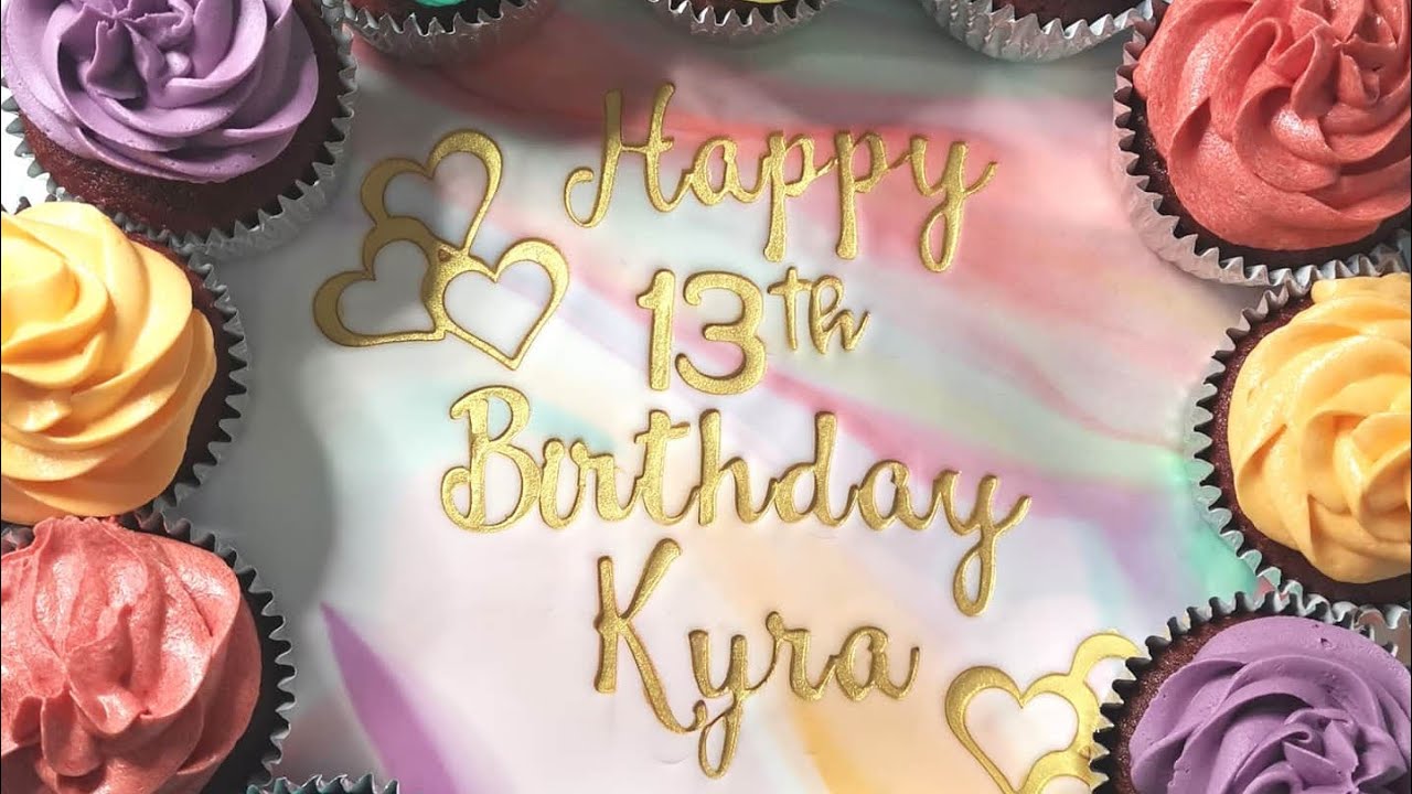 How to make a Cupcake platter using Sweet Stamps