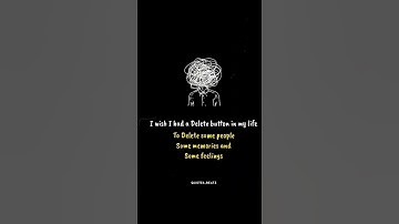 I wish I had a delete button in my life 🙂