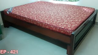 Double Cot Bed Wooden Cot Queen Size Cot King Size Cot Family Cot Ep-421 Sri Maari