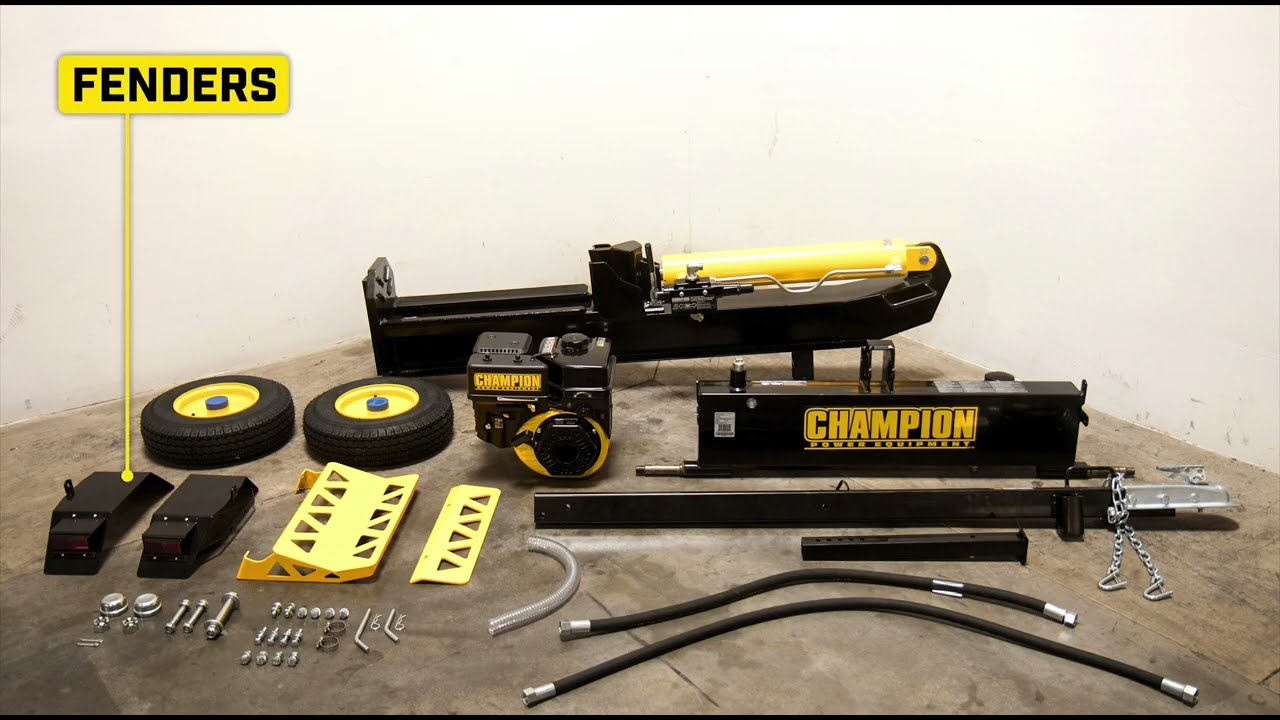 25-37-Ton Full-Beam Log Splitter Assembly (v1)