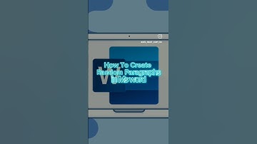 How to generate random paragraphs in Ms Word #msword #winword #paragraph #shortsfeed