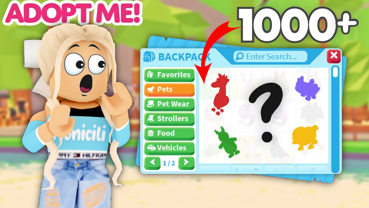 Přes TISÍC PETŮ?! INVENTORY CHECK #2 Roblox Adopt Me!
