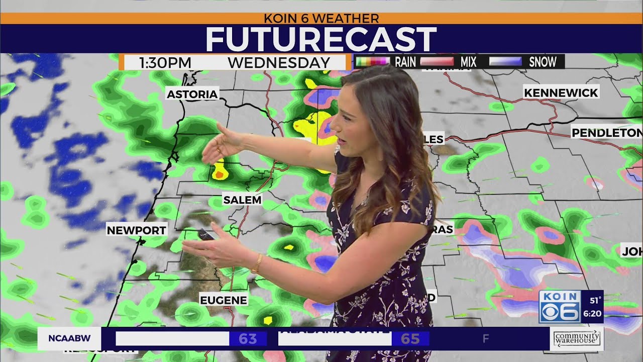 Wed. Morning Wx Update: Scattered showers & isolated t-storms possible ...