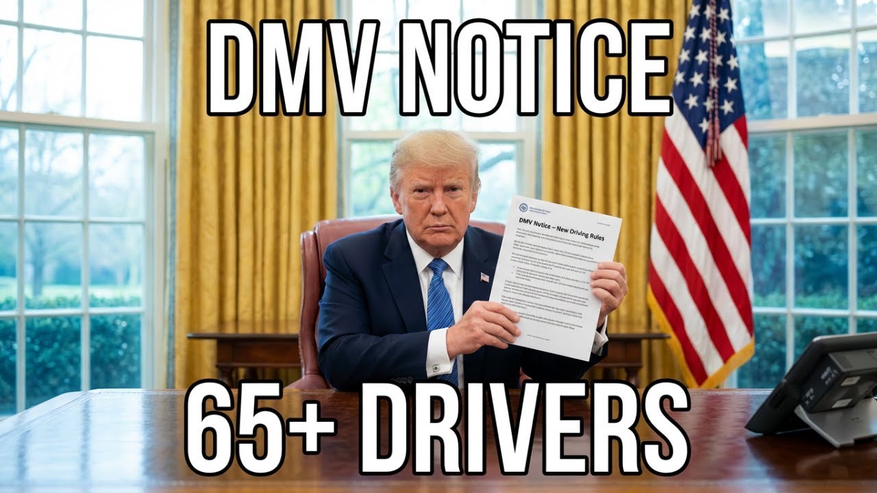 OFFICIAL DMV NOTICE: 3 Driving Rules Changing Nationwide — Drivers 65+ Take Note
