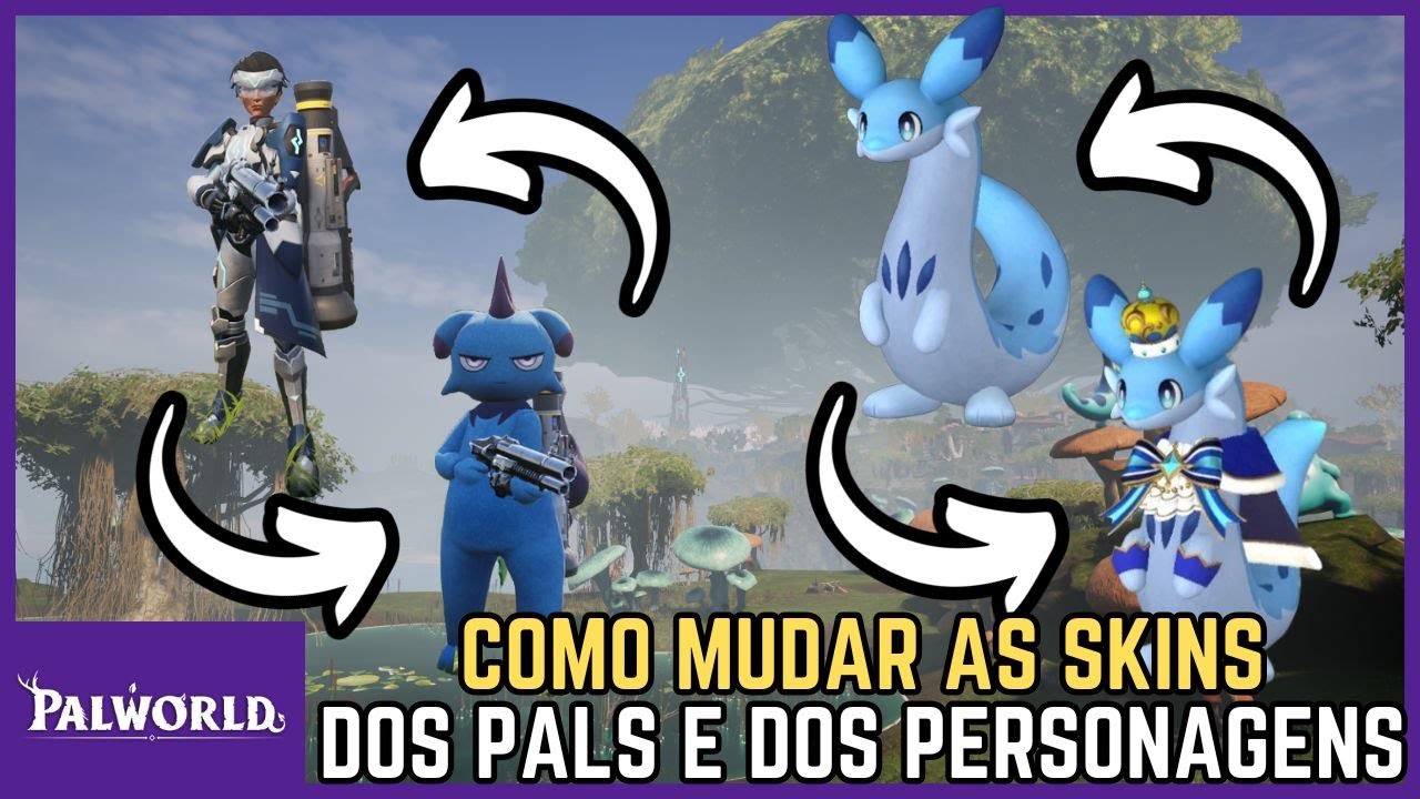 COMO MUDAR AS SKINS DO PALS E DOS PERSONAGENS? | PALWORLD