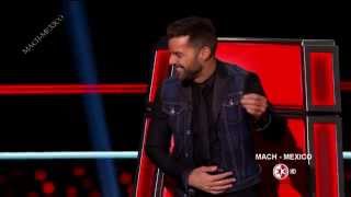 Ricky Martin en La Voz Mexico 4  Programa 6