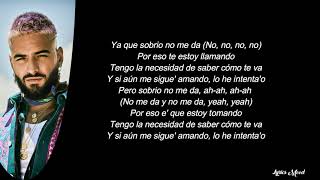 Maluma - Sobrio LETRA