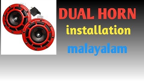 Install 2 horns on single horn setup #melodyhorn #boschhorn