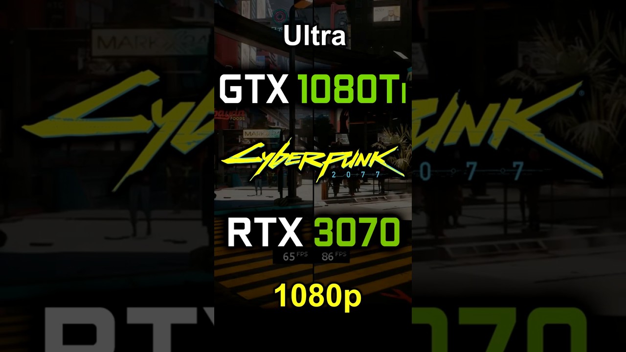 GTX 1080 Ti vs RTX 3070 in Cyberpunk 2077 | 1080p