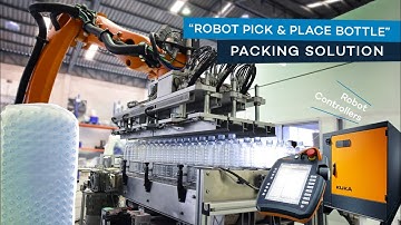 Packing Solutions : Robot Pick & Place Bottle | NIXMA