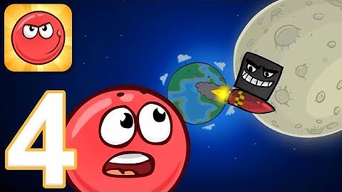Red Ball 4 Part 4 Gameplay 🚀 Battle for the Moon 🌙 | Full Walkthrough & Adventure