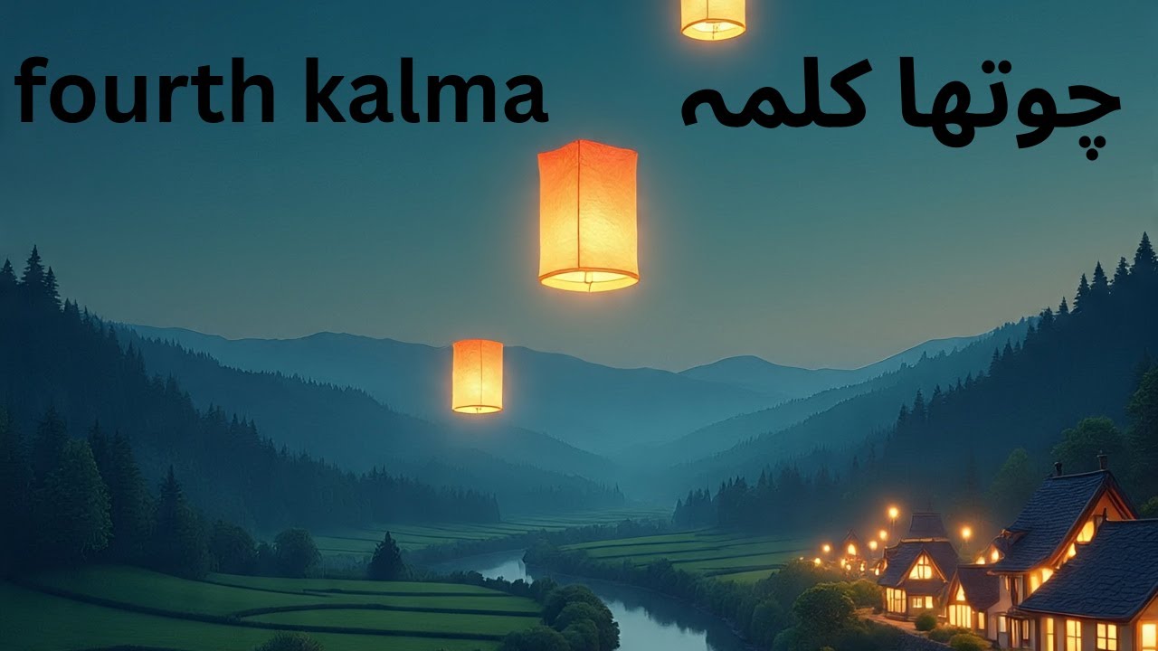 Fourth Kalma (Kalma Tauheed) in Arabic + Urdu + English Translation | Learn 4th Kalma