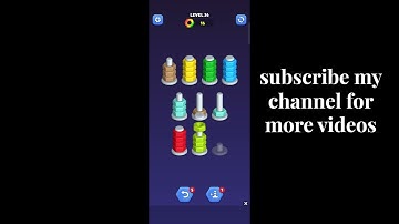 Nut Sort-Color Puzzle Game Level 36 Walkthrough ✅