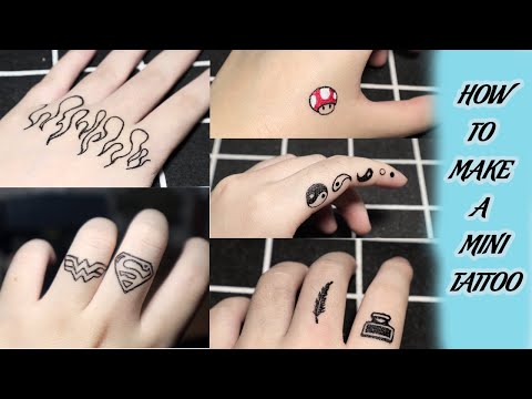 Video Những hình xăm mini được vẽ bằng bút bi đơn giản - How... - youtube