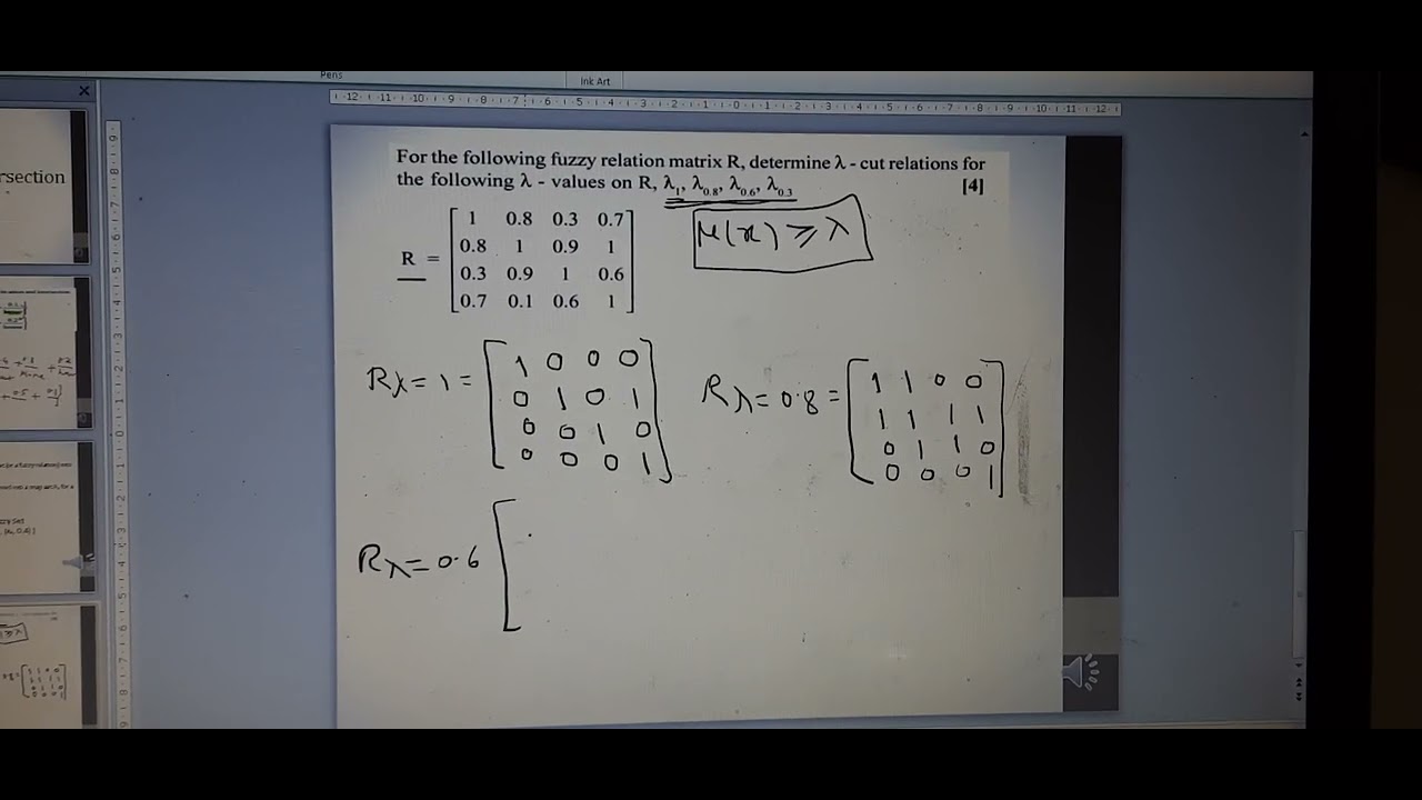 Lambda cut set on Relation - YouTube