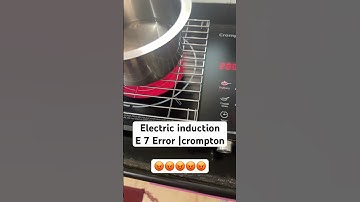 Electric Induction E7 Error problem #e7error #induction