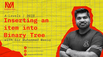 Inserting an item into Binary Tree | Data Structure | ADT | Pseudocodes | A Level | By Sir Wasiq
