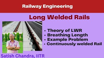 #Railways Theory of #welding of rails, short welded rails and long welded rails, #SWR, #CWR and #LWR
