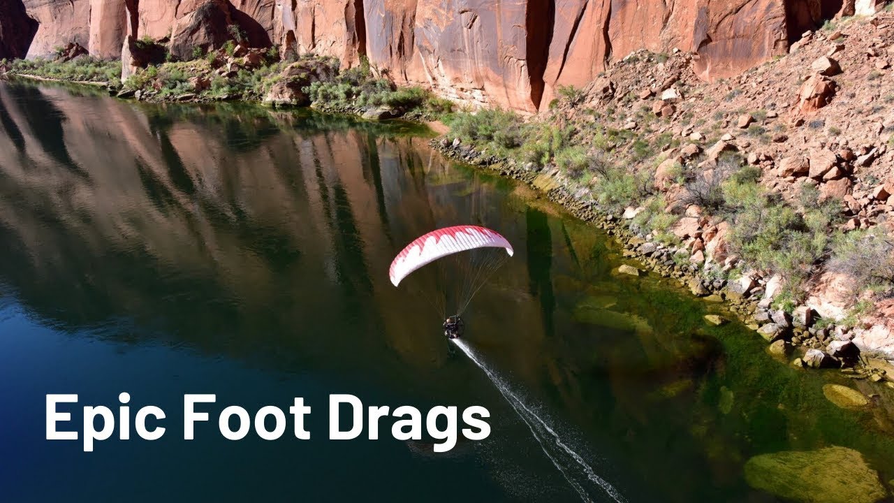 EPIC Paramotor Foot Dragging From The Worlds Best PPG Pilots YouTube