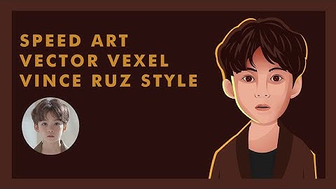speed art vector/vexel vince ruz style by @rifkistudio