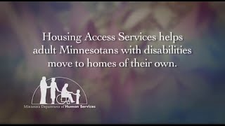 Minnesota's Housing Access Services Program
