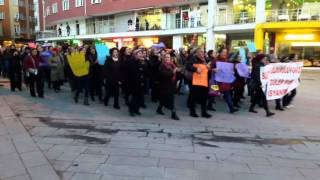 Hopada Güler Subaşı İçin Bayanlar Eylem Yaptı