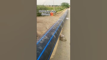 HDPE pipe line 630mm water line 💯 #music