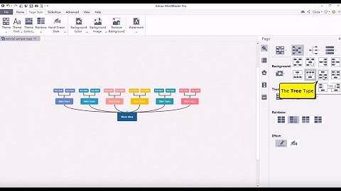 EdrawMind (formerly MindMaster) Tutorial - How to Change Mind Map Layout Style