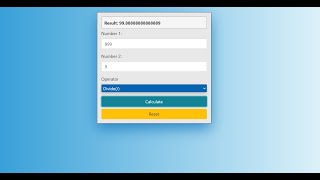 Simple JavaScript Calculator With Source Code