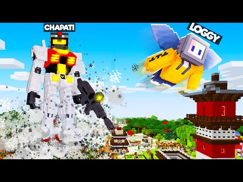 I CRAFTED A ROBOT TO ATTACK LOGGY | MINECRAFT