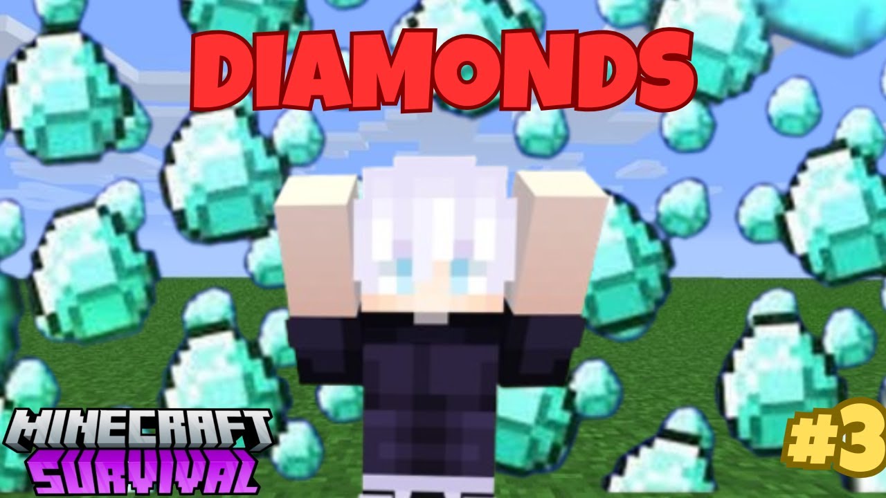 I FOUND DIAMONDS IN MINECRAFT SURVIVAL #3 - YouTube