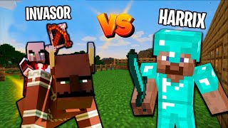 HARRIX vs SAQUEADORES 😤 ⚔ Minecraft ⚔ HARRILANDIA #5