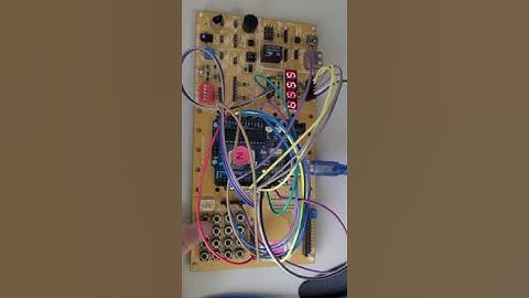 Arduino鍵盤及七段，上下數、暫停鍵