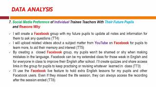 SOCIAL MEDIA IMPACT ON TRAINEE TEACHERS AS INDIVIDUALS, LEARNERS, AND FUTURE EDUCATORS: A CASE STUDY