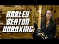 Harley Benton Unboxing and 1st Impressions with Kiana (4 Guitars)