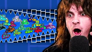 100 Player Competition in Geometry Dash! (REACTION)