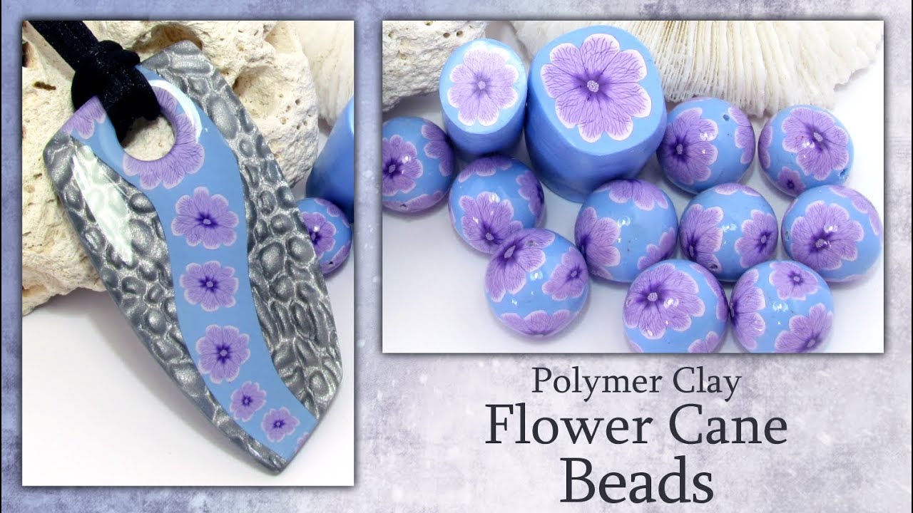 Обязательно попробуйте эту простую цветочную трость из полимерной глины — создавайте цветочные бу...