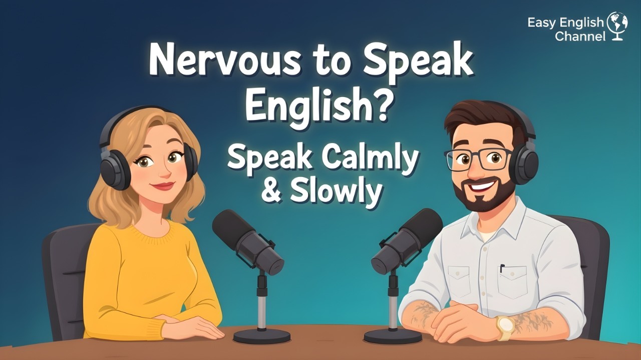 Feel Nervous Speaking English? How to Speak Calmly & Slowly with ...